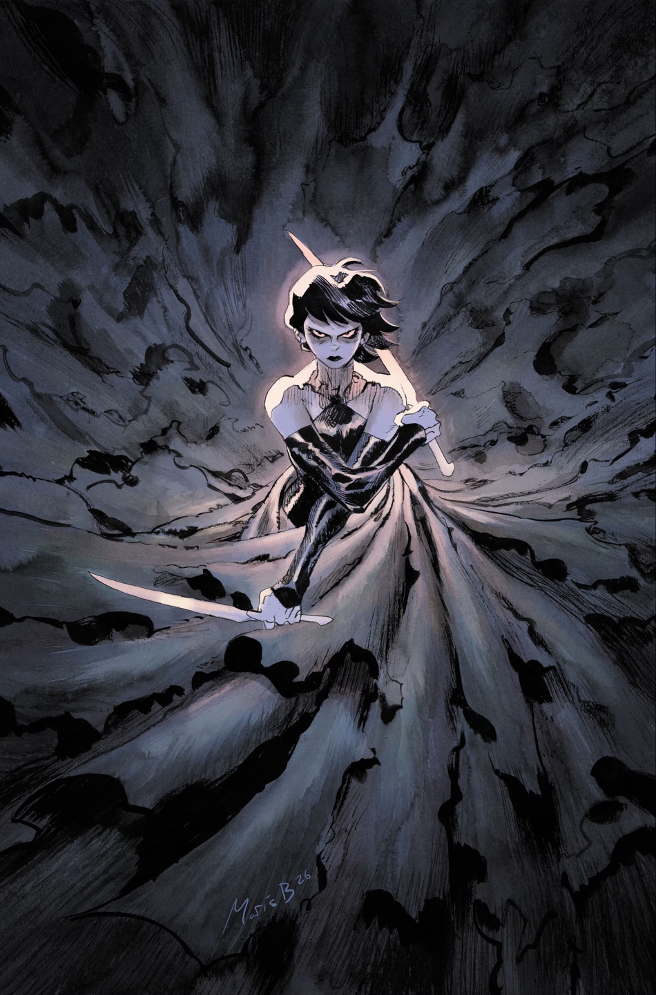 Absolute Cassandra Cain: The Shadow’s Hand #1 variant cover by Matias Bergara