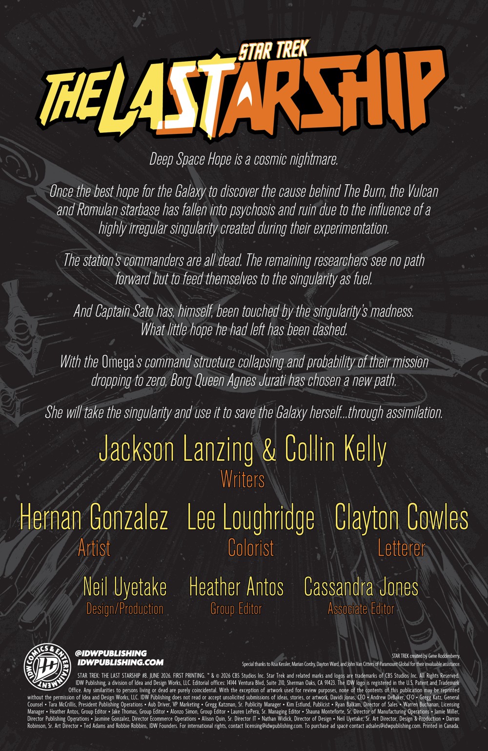 STAR TREK: THE LAST STARSHIP #8